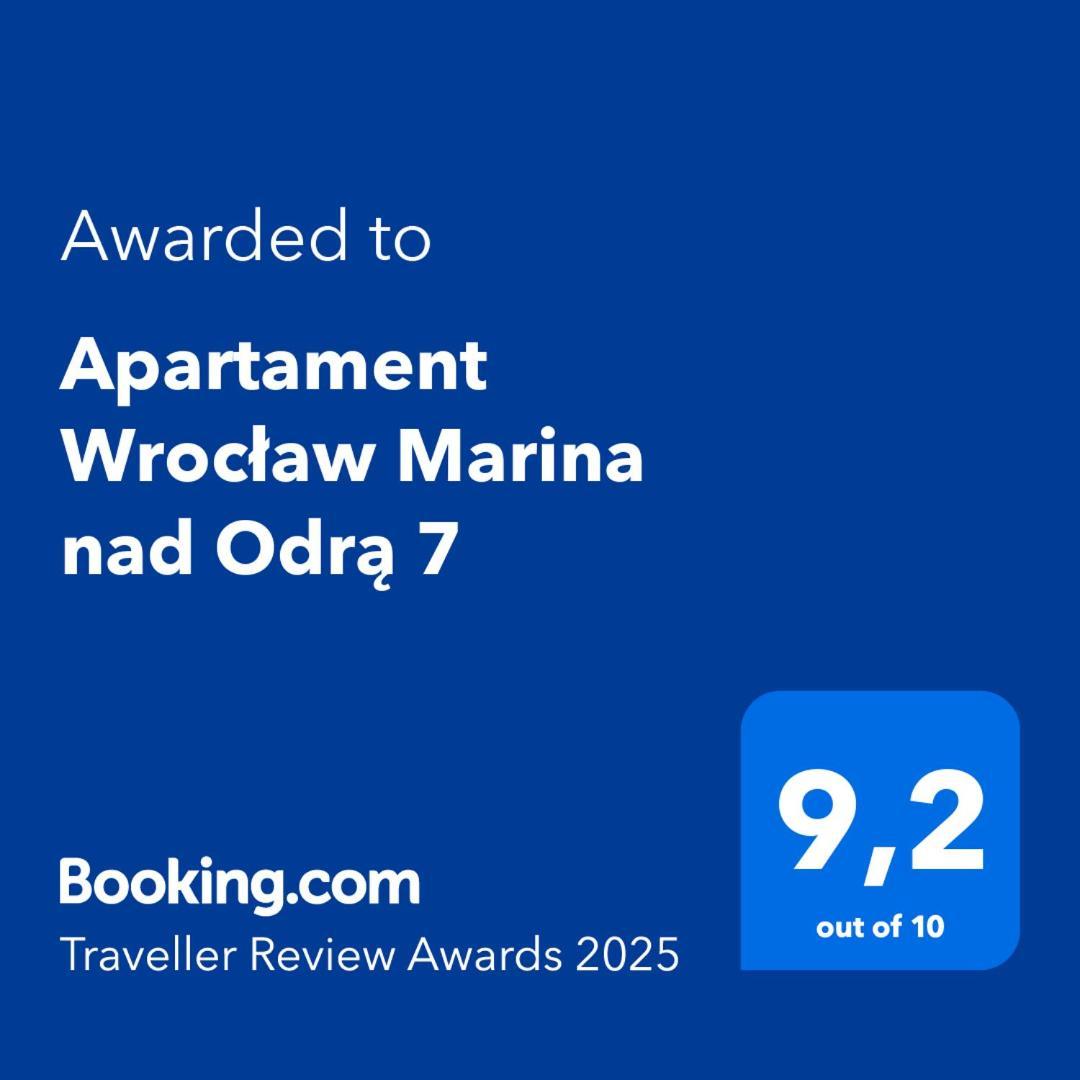 Apartament Wroclaw Marina Nad Odra 7 Dış mekan fotoğraf